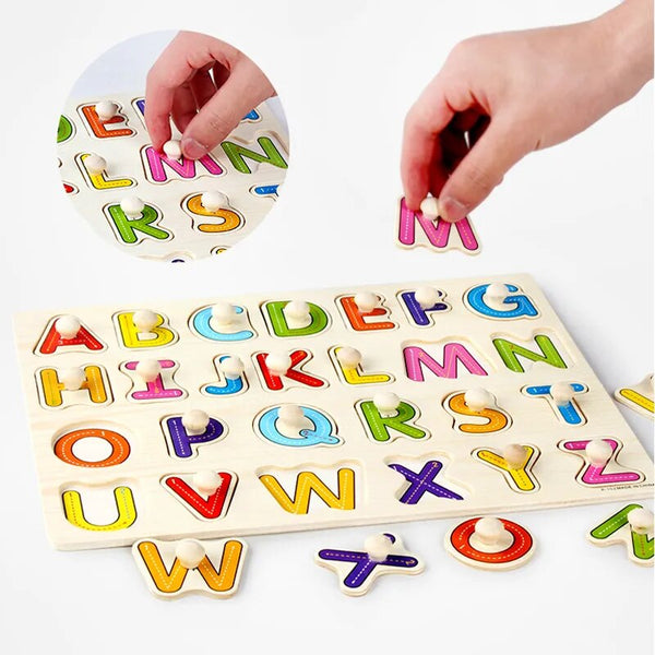 Puzzles en bois jeux éducatifs montessori - JEUD'ENFANTS