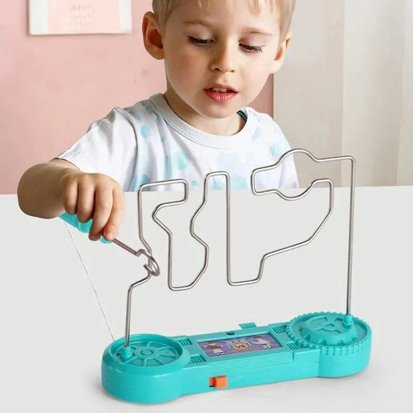 Jeu de labyrinthe éducatifs à chocs électriques pour enfants Montessori - JEUD'ENFANTS