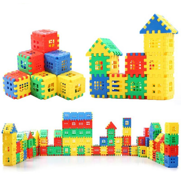 Jeu de construction Maison pour enfants, Puzzle de 50 pièces -JEUD'ENFANTS